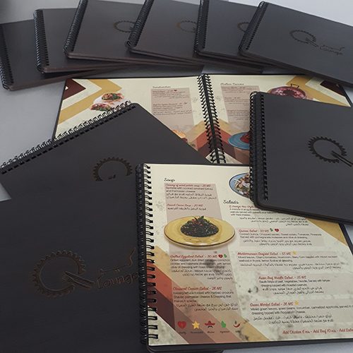 Menus & Restaurant Printings